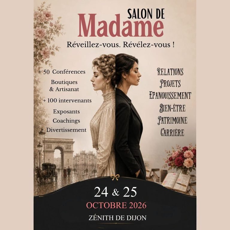 24 et 25 octobre : Salon de Madame à Dijon